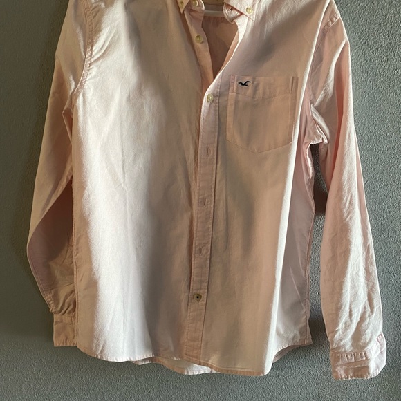 Hollister Long Sleeve Button Down Men’s Shirt - Picture 4 of 5